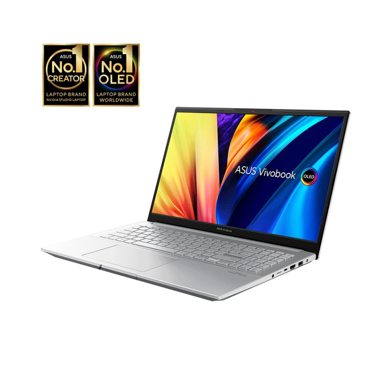 Laptop Asus Vivobook Pro 15 OLED M6500RC-MA004W (R7 6800H/16GB RAM/512GB SSD/15.6 2.8K/RTX3050 4Gb/Win11/Bạc)