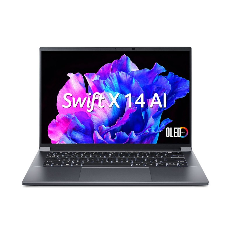 Laptop Acer Swift X 14 AI SFX14-72G-79UW (Intel Core Ultra 7 155H | 32GB | 1TB | RTX 4070 | 14 inch 2.8K OLED | Win 11 | Xám)