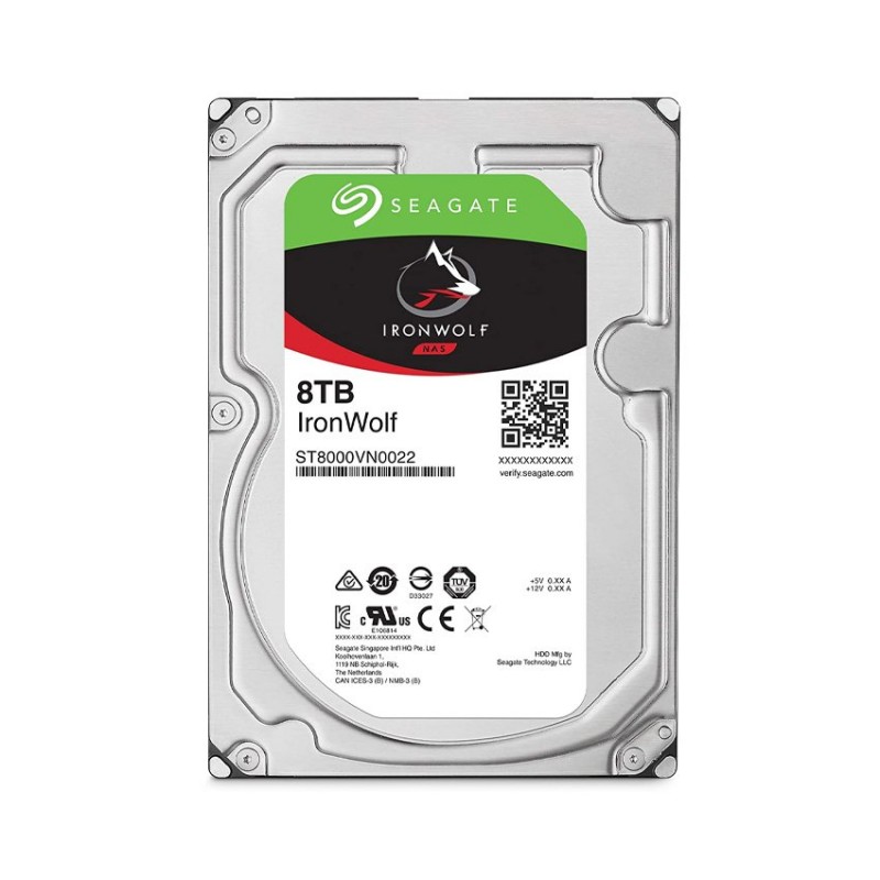 Ổ cứng Seagate Ironwolf 8TB NAS SATA 7200rpm 256MB cache (ST8000VN004