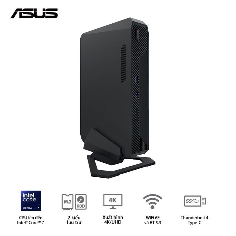 Asus Mini PC ROG NUC RNUC14SRKU710001I (Ultra 7 155H/ RTX 4060 8GB/ 3Y)