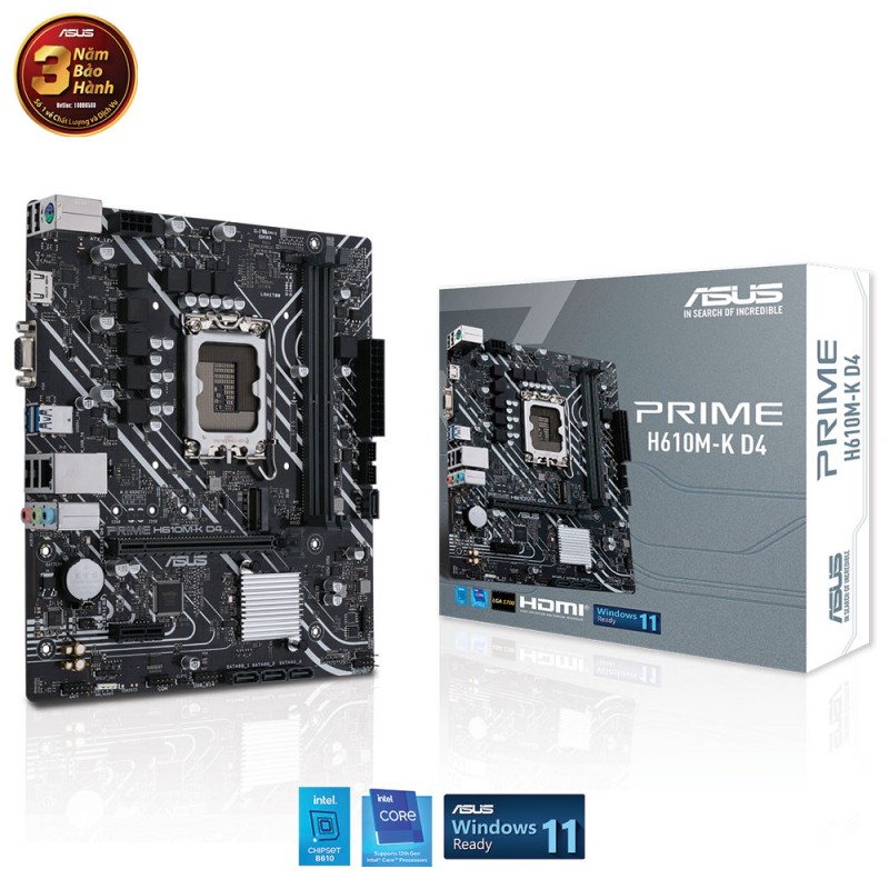 Mainboard Asus PRIME H610M-K D4-CSM