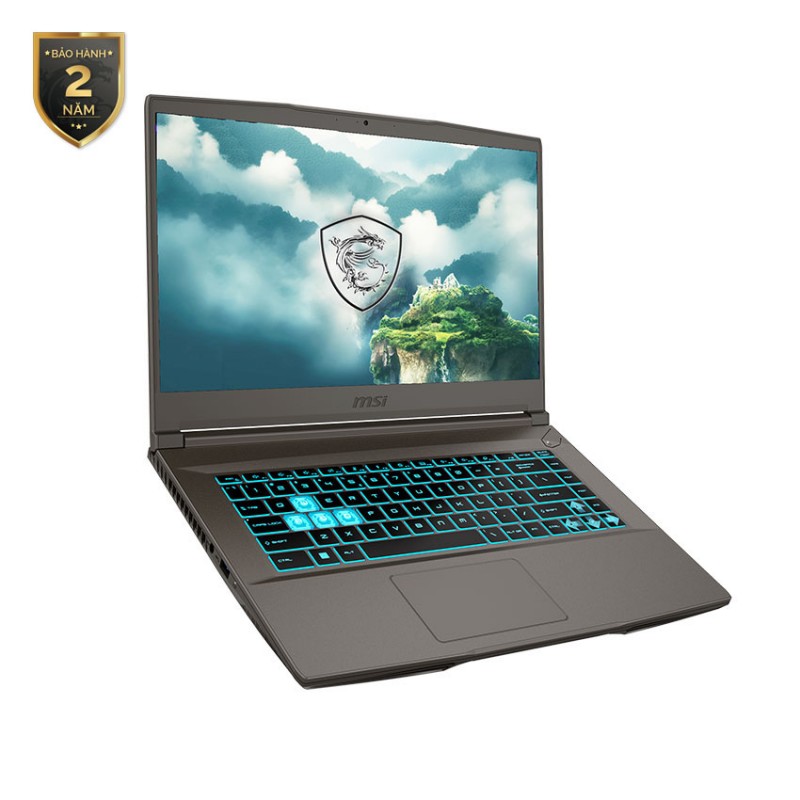 Laptop MSI Thin 15 B12UCX-1419VN (i5 12450H/ Ram 8GB/ SSD 512GB/ RTX 2050 4GB/ Windows 11/ 2Y/ Xám)