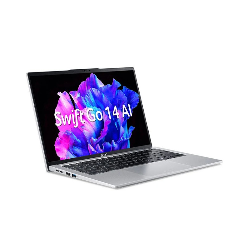 Laptop Acer Swift Go AI SFG14-73-57FZ (NX.KSGSV.001) (Ultra 5-125H/16GB RAM/512GB SSD/14.0 inch OLED 2.8K/Win11/Bạc/vỏ nhôm)