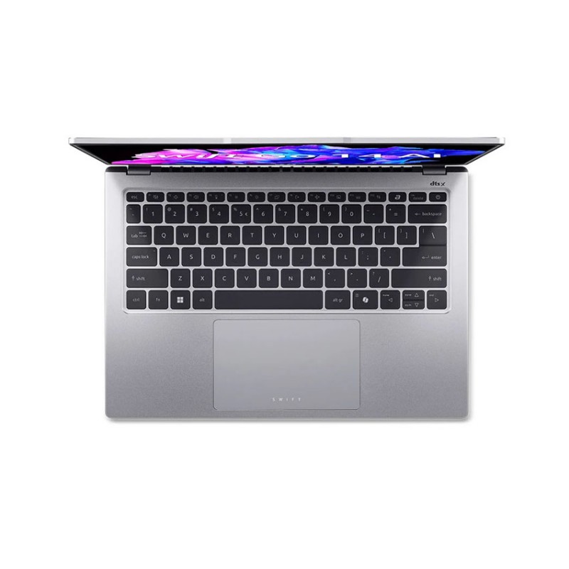 Laptop Acer Swift Go AI SFG14-73-57FZ (NX.KSGSV.001) (Ultra 5-125H/16GB RAM/512GB SSD/14.0 inch OLED 2.8K/Win11/Bạc/vỏ nhôm)