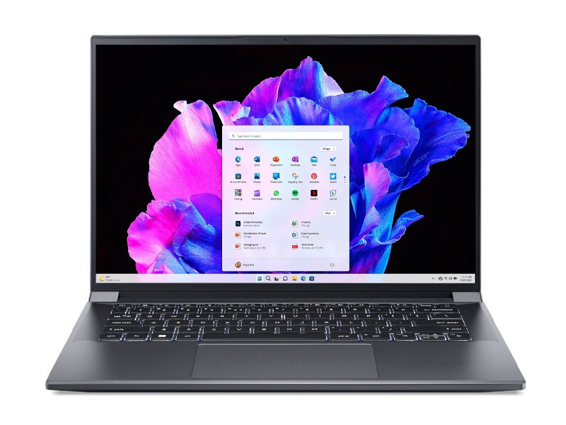 Laptop Acer Swift X 14 SFX14-71G-78SY NX.KEVSV.006 (Intel Core i7-13700H | 32GB | 1TB | RTX 4050 6GB GDDR6 | 14.5 inch 2.8K OLED | Win 11 | Steel Gray)