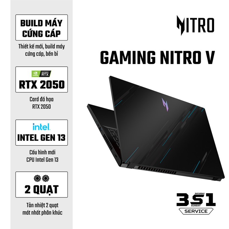 Laptop Gaming ACER Nitro V ANV15-51-58AN