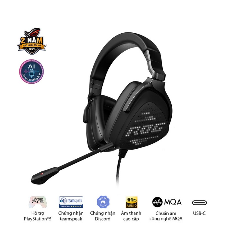 Tai nghe Over-ear Asus ROG Delta S Animate