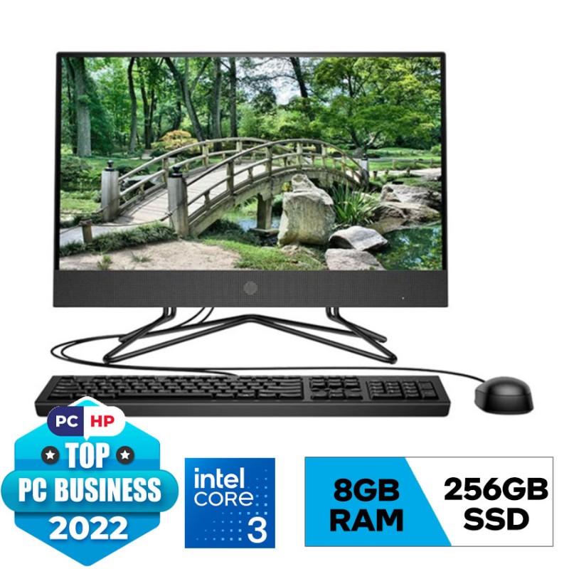 HP 200 Pro G4 All-in-One PC 9E570PT (i3 1215U/ Ram 8GB/ SSD 256GB/ 21.5 in/ Windows 11/ 1Y)