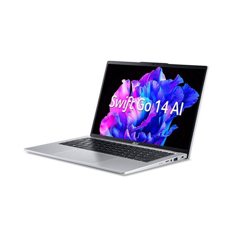 Laptop Acer Swift Go AI SFG14-73-75YM (NX.KSGSV.002) (Ultra 7-155H/16GB RAM/512GB SSD/14.0 inch OLED 2.8K/Win11/Bạc/vỏ nhôm)
