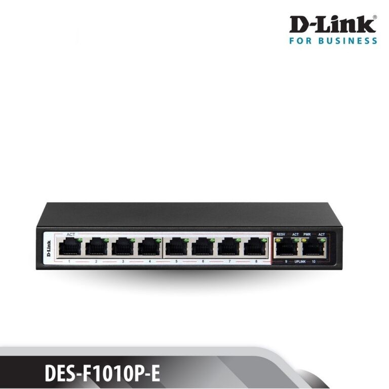 Thiết bị mạng/ Switch POE D-Link 8P DES-F1010P